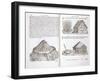 Illustration of Roof Thatching Techniques-Giovanni Antonio Rusconi-Framed Giclee Print