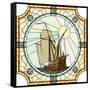 Illustration Of Sailing Ships Of The 17Th Century-Vertyr-Framed Stretched Canvas