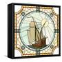 Illustration Of Sailing Ships Of The 17Th Century-Vertyr-Framed Stretched Canvas