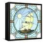 Illustration Of Sailing Ships Of The 17Th Century-Vertyr-Framed Stretched Canvas