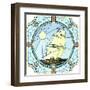 Illustration Of Sailing Ships Of The 17Th Century-Vertyr-Framed Art Print