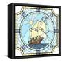 Illustration Of Sailing Ships Of The 17Th Century-Vertyr-Framed Stretched Canvas