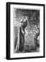 Illustration of Saint Columba Blessing the Apples-null-Framed Giclee Print