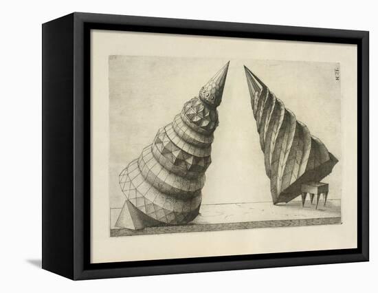 Illustration Of Sculpture-Wenzel Jamnitzer-Framed Stretched Canvas