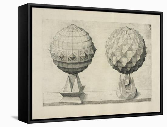 Illustration Of Sculpture-Wenzel Jamnitzer-Framed Stretched Canvas