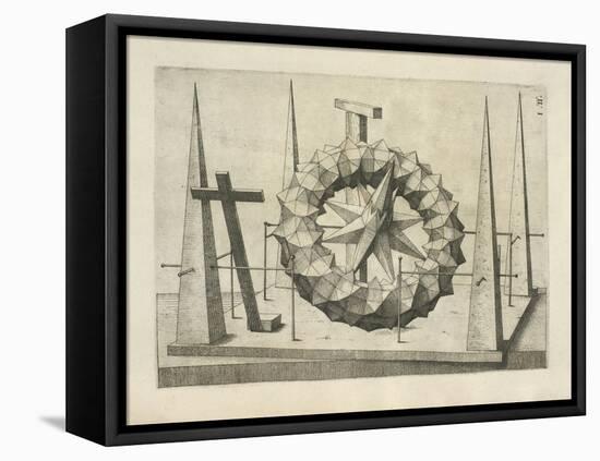 Illustration Of Sculpture-Wenzel Jamnitzer-Framed Stretched Canvas