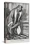 Illustration Of Shylock From the Merchant Of Venice-Arthur Rackham-Stretched Canvas