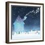 Illustration of Smoke from a House Chimney-null-Framed Giclee Print