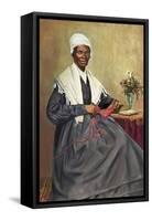 Illustration of Sojourner Truth after a Photograph-null-Framed Stretched Canvas