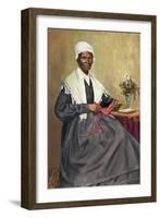 Illustration of Sojourner Truth after a Photograph-null-Framed Giclee Print