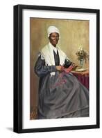 Illustration of Sojourner Truth after a Photograph-null-Framed Giclee Print