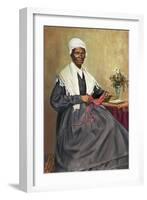 Illustration of Sojourner Truth after a Photograph-null-Framed Giclee Print