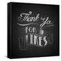 Illustration of Thank You for Likes Background-vectomart-Framed Stretched Canvas