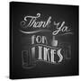 Illustration of Thank You for Likes Background-vectomart-Stretched Canvas