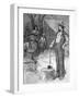 Illustration of Thanksgiving in N.E.-null-Framed Giclee Print