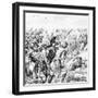 Illustration of the Battle of Marathon-null-Framed Giclee Print