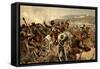 Illustration of the Charge of the Light Brigade at Balaclava During the Crimean War-null-Framed Stretched Canvas