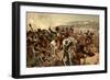 Illustration of the Charge of the Light Brigade at Balaclava During the Crimean War-null-Framed Photographic Print