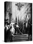 Illustration of the Coronation of the Dauphin in the Cathedral at Rheims ; Joan of Arc Attending-null-Stretched Canvas