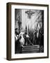 Illustration of the Coronation of the Dauphin in the Cathedral at Rheims ; Joan of Arc Attending-null-Framed Photographic Print