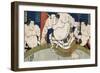 Illustration of the Dohyo-Iri of Grand Champion Shiranui Dakuemon, Published by Yamaguchiya Tobie-Tani Bunchu-Framed Giclee Print