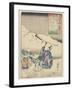 Illustration of the Emperor Koko's Poem, C. 1840-1842-Utagawa Kuniyoshi-Framed Giclee Print