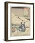 Illustration of the Emperor Koko's Poem, C. 1840-1842-Utagawa Kuniyoshi-Framed Giclee Print