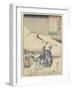 Illustration of the Emperor Koko's Poem, C. 1840-1842-Utagawa Kuniyoshi-Framed Giclee Print
