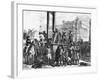 Illustration of the Execution of Robespierre and His Co-Conspirators-null-Framed Giclee Print