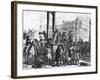 Illustration of the Execution of Robespierre and His Co-Conspirators-null-Framed Giclee Print