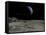 Illustration of the Gas Giant Neptune as Seen from the Surface of its Moon Triton-Stocktrek Images-Framed Stretched Canvas