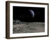 Illustration of the Gas Giant Neptune as Seen from the Surface of its Moon Triton-Stocktrek Images-Framed Photographic Print