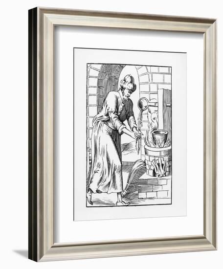 Illustration of the Gypsy Who Washed His Hands in Molten Lead-Pierre Boaistuau-Framed Giclee Print