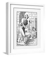 Illustration of the Gypsy Who Washed His Hands in Molten Lead-Pierre Boaistuau-Framed Giclee Print