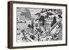 Illustration of the Hanging Gardens of Babylon-null-Framed Giclee Print