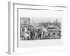 Illustration of the Hanging of the Pirate Klaus Stoertebeker and 70 Accomplices in Hamburg, 1401-null-Framed Giclee Print