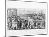 Illustration of the Hanging of the Pirate Klaus Stoertebeker and 70 Accomplices in Hamburg, 1401-null-Mounted Giclee Print
