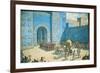 Illustration of the Ishtar Gate in Ancient Babylon-null-Framed Giclee Print