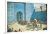 Illustration of the Ishtar Gate in Ancient Babylon-null-Framed Giclee Print