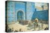 Illustration of the Ishtar Gate in Ancient Babylon-null-Stretched Canvas