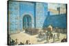 Illustration of the Ishtar Gate in Ancient Babylon-null-Stretched Canvas