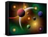 Illustration of the Variations of Stars and Planets in the Milky Way Galaxy-Stocktrek Images-Framed Stretched Canvas