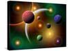 Illustration of the Variations of Stars and Planets in the Milky Way Galaxy-Stocktrek Images-Stretched Canvas