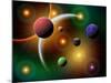 Illustration of the Variations of Stars and Planets in the Milky Way Galaxy-Stocktrek Images-Mounted Photographic Print