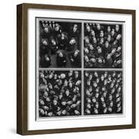 Illustration of the Weighing of a Crowd-Stefano Bianchetti-Framed Giclee Print