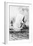 Illustration of the White Whale-A. Burnham Shute-Framed Giclee Print