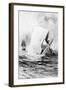Illustration of the White Whale-A. Burnham Shute-Framed Giclee Print