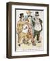 Illustration of Trusts and Monopolies Pickpocketing Uncle Sam-J.C. Taytor-Framed Giclee Print