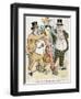 Illustration of Trusts and Monopolies Pickpocketing Uncle Sam-J.C. Taytor-Framed Giclee Print