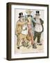 Illustration of Trusts and Monopolies Pickpocketing Uncle Sam-J.C. Taytor-Framed Giclee Print